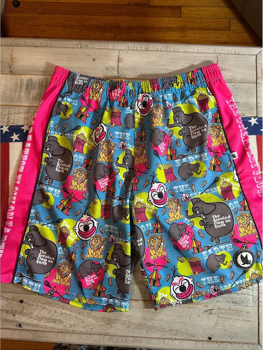 Flow Society Authentic Lacrosse Gear Boys Youth Large Circus